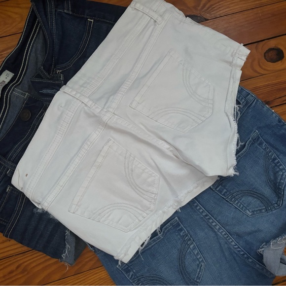 Hollister Denim Shorts Set - Blue and Dark Blue - Picture 7 of 7